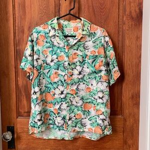 Vintage 1950's South Pacific Hawaiian Shirt